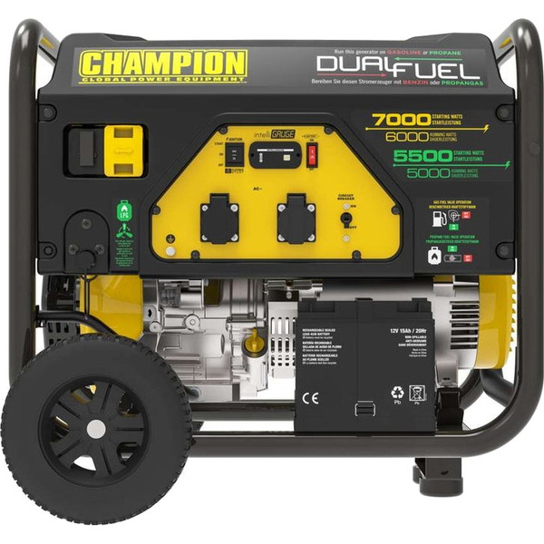 Генератор газобензиновий Champion CPG7500E2-DF-EU