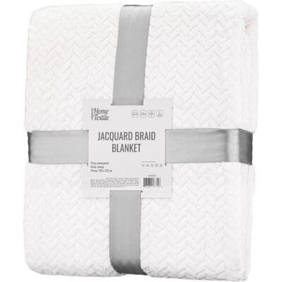 Плед Ardesto Jacquard Braid 200х220см, айворі (ART0202JB)