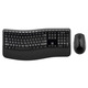 Комплект клавиатура и мышь Microsoft  Comfort Desktop 5050 WL, EN/UK/RU, чёрный
