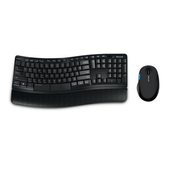 Комплект клавиатура и мышь Microsoft  Comfort Desktop Sculp WL, EN/UK/RU, чёрный
