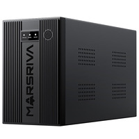 ДБЖ Marsriva MR-UF2000, 2000ВА/1200Вт, Line-Interactive, LED version, 2 AC Outlets, 2*12V/9Ah, metal