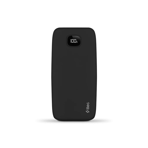 Внешний аккумулятор (Power Bank) Ttec 10000mAh ChargeUp Pro LCD PD 20W Black (2BB209S)