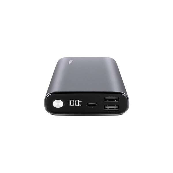 Внешний аккумулятор (Power Bank) Ttec 15000mAh ReCharger Pro LCD PD 65W Space Gray (2BB216UG)