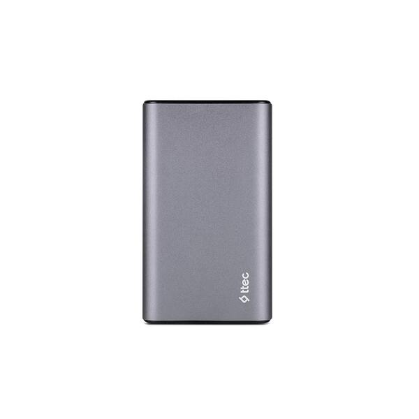 Внешний аккумулятор (Power Bank) Ttec 15000mAh ReCharger Pro LCD PD 65W Space Gray (2BB216UG)