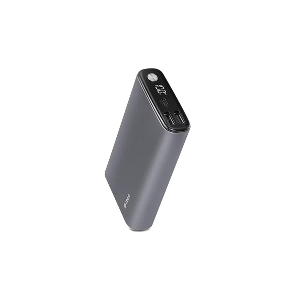 Внешний аккумулятор (Power Bank) Ttec 15000mAh ReCharger Pro LCD PD 65W Space Gray (2BB216UG)