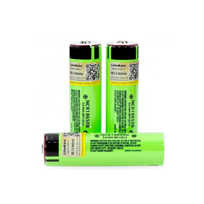 Аккумулятор LiitoKala 18650 Li-Ion 3400 mAh Green (с защитой)