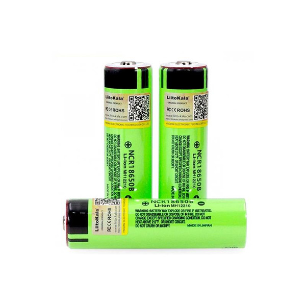 Аккумулятор LiitoKala 18650 Li-Ion 3400 mAh Green (с защитой)