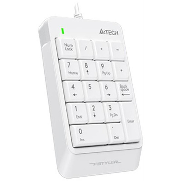 Цифровий клавiатурний блок A4Tech FK13P White
