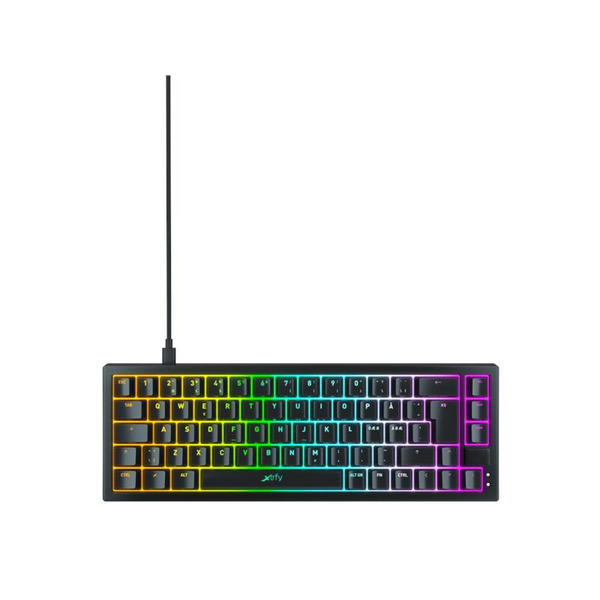 Клавіатура Xtrfy K5 RGB Kailh Red Hot-swap Black (K5-RGB-CPT-BLACK-R-UKR)