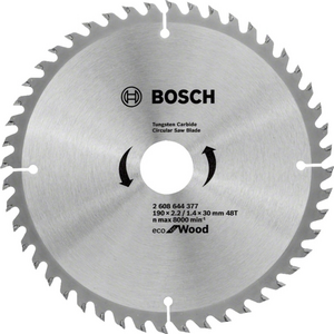 Диск пиляльний Bosch Eco for Wood 190x2.2x30-48T (2.608.644.377)