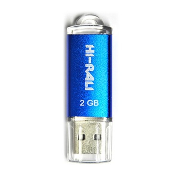 USB-Флешка Hi-Rali Rocket Series Blue (HI-2GBRKTBL)