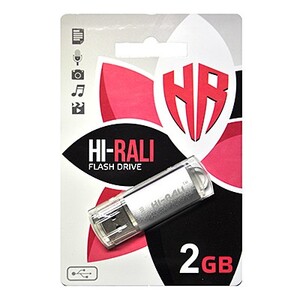 USB-Флешка USB 2GB Hi-Rali Rocket Series Silver (HI-2GBRKTSL)