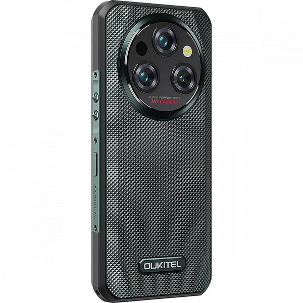 Смартфон Oukitel WP35 5G 6.6 FHD+ /8GB+256GB/ MTK6100+ /11000mAh /64+32Мп/ IP69K /NFC Green