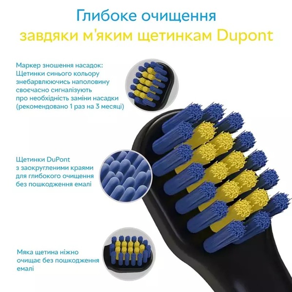 Насадки для зубної щітки Pecham White 0290119080806