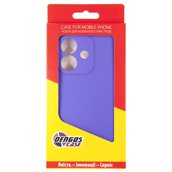 Чохол Dengos Carbon для OPPO A3 4G Purple DG-TPU-CRBN-206