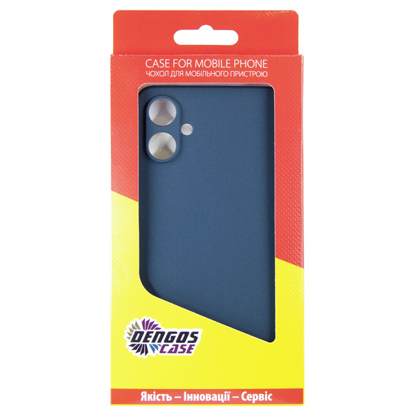 Чохол Dengos Carbon для Samsung Galaxy A06 SM-A065 Blue DG-TPU-CRBN-207