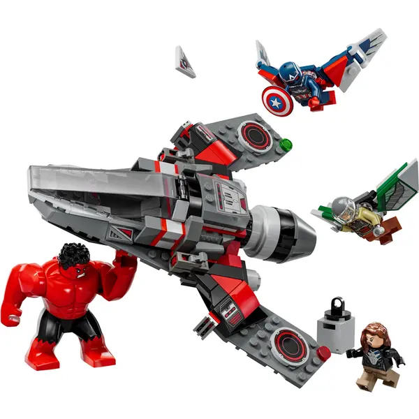 Конструктор LEGO Marvel "Битва Капитана Америки против Красного Халка" 223 детали (76292)