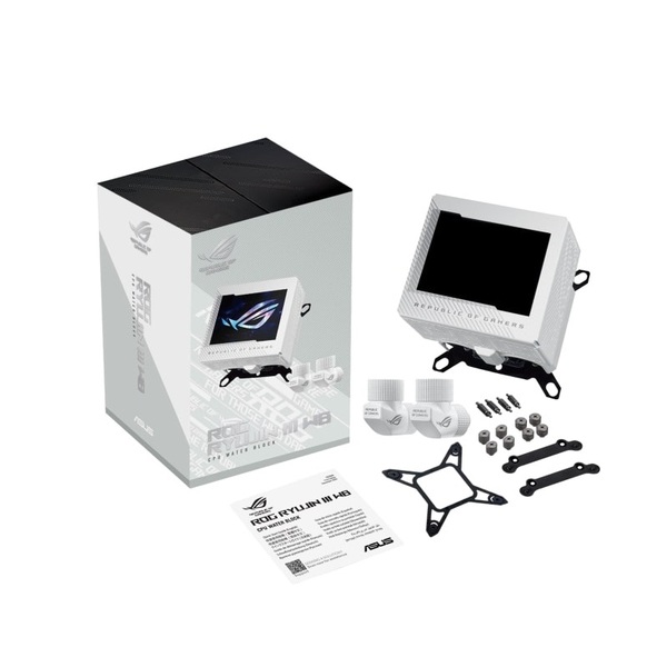 Водоблок Asus ROG Ryujin III WB White Edition 90RC00V2-M0UAY0