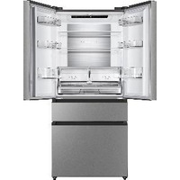 Холодильник SBS Gorenje NRM8181UX, франц.дверцята, 182x80x71см, 2 дв., Х- 299л, М- 122л, A+, NF,  Інвертор, Дисплей, Сірий