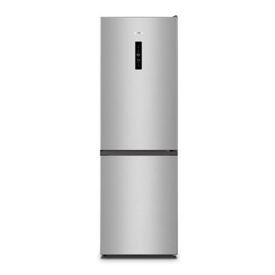 Холодильник з нижн. мороз. камерою Gorenje, 185х60х60см, 2 двері, 210(110)л, А++, NoFrost Plus, Зона св-ті, Зовн. Диспл, сірий