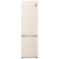 Холодильник LG з нижн. мороз., 203x60х68, холод.відд.-277л, мороз.відд.-107л, 2дв., А+, NF, інв., диспл внутр., зона св-ті, бежевий