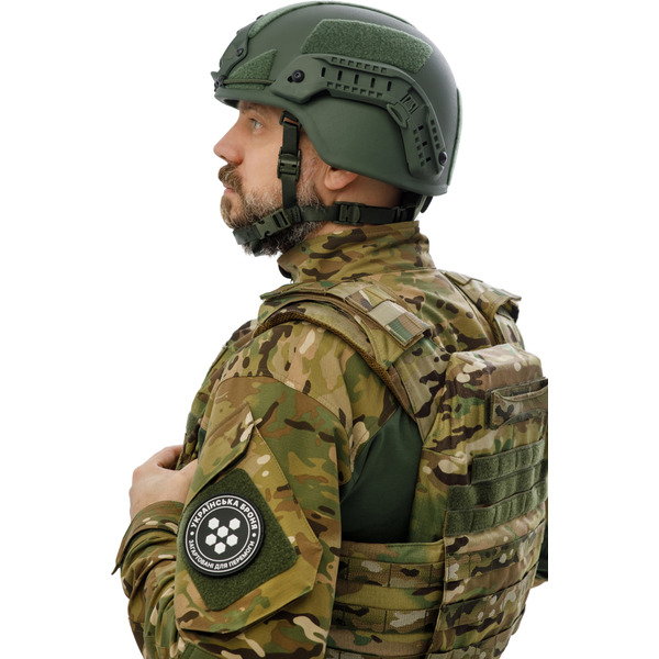 Шолом Українська Броня MICH Буйтур 1.0, розмір L, зелений