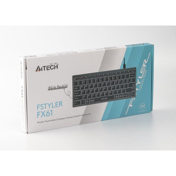 Клавіатура A4Tech FX61 USB (Grey)