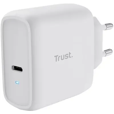 Название товара: Trust Зарядное устройство сетевое Maxo 65Вт, USB-C PD, белый