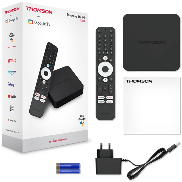 Медіаплеєр Thomson Streaming Box 4K UHD 240G