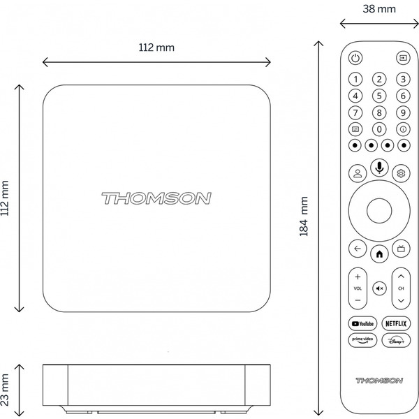 Медіаплеєр Thomson Streaming Box 4K UHD 240G