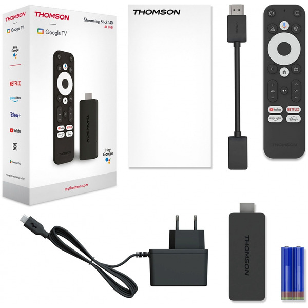 Медиаплеер Thomson Streaming Stick 4K UHD 140G