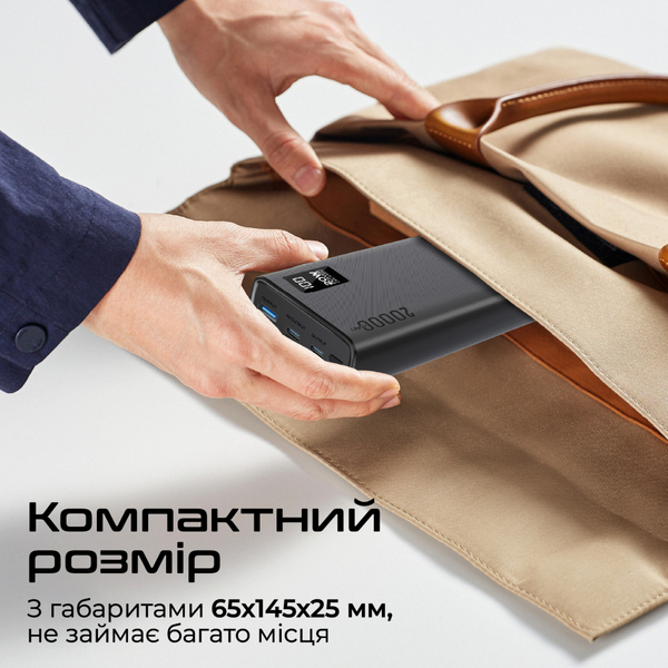 Внешний аккумулятор (Power Bank) Promate Bolt-20PD Black 20000mAh
