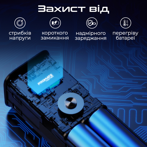 Внешний аккумулятор (Power Bank) Promate Titan-160 140W 27600mAh серый