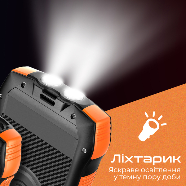 Внешний аккумулятор (Power Bank) Promate SolarTank-20PDQI 20W 20000mAh Черный