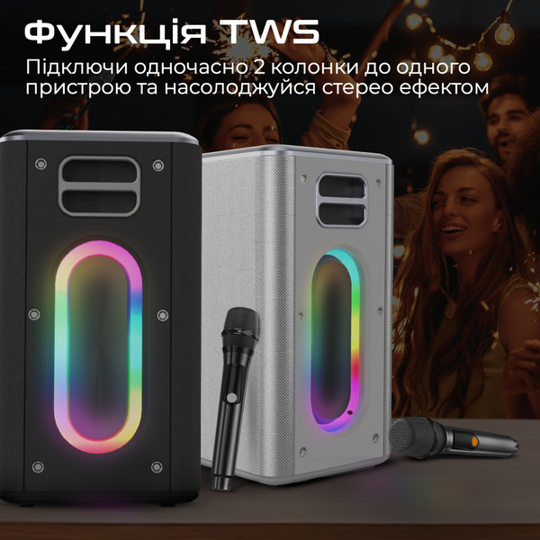 Портативная колонка HiFuture MusicBox 100W Black (musicbox100.black)