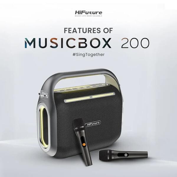 Портативная колонка HiFuture MusicBox 200 Black (musicbox200.black)