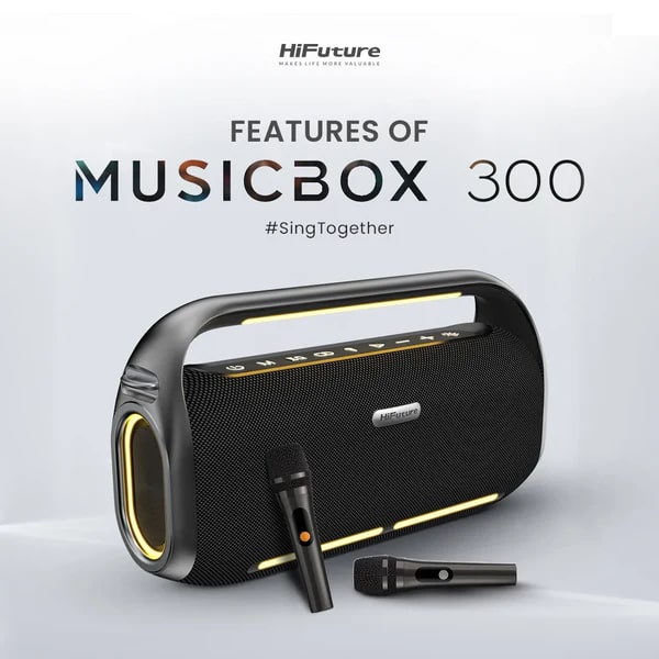 Портативна колонка HiFuture MusicBox 300 Black (musicbox300.black)
