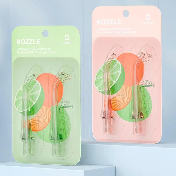Насадка для ирригатора Oclean Nozzle N10 for Oclean W10 Green (2 шт) (6970810551945)