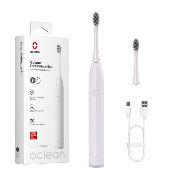 Зубна щітка Oclean Endurance Eco Electric Toothbrush White 6970810553338