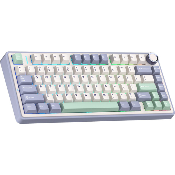 Клавіатура Aula F75 White 6948391208640