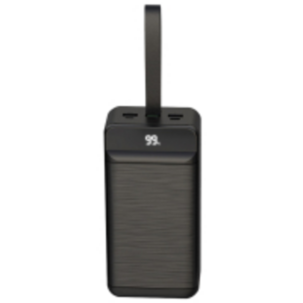 Зовнішній акумулятор (Power Bank) XO PR158 - 50000 mAh 3-Input PD20W + QC22.5W with light Black