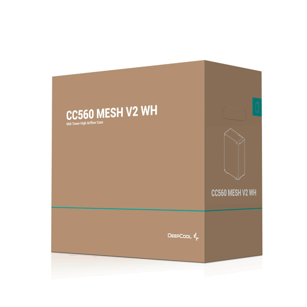 Корпус DeepCool CC560 Mesh V2 White R-CC560-WHAMA4-G-2