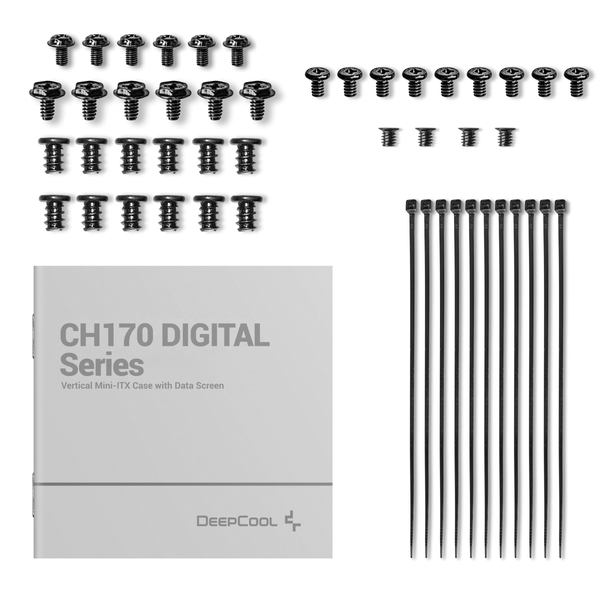 Корпус DeepCool CH170 Digital Black R-CH170-BKNPI0D-G-1