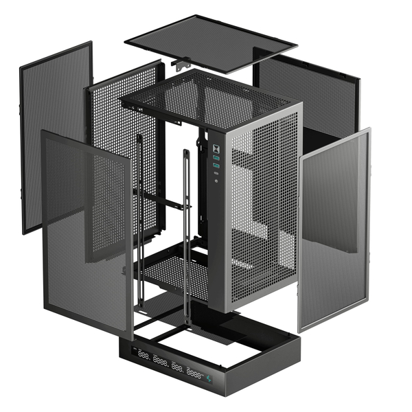 Корпус DeepCool CH170 Digital Black R-CH170-BKNPI0D-G-1