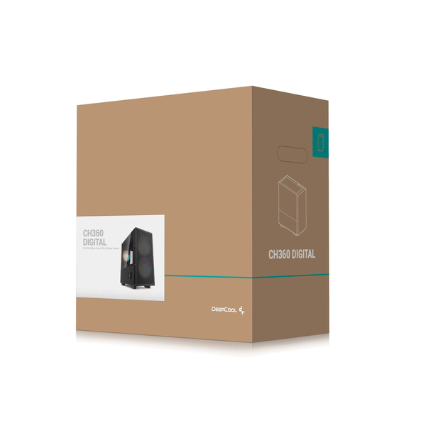 Корпус DeepCool CH360 Digital Black R-CH360-BKAPE3D-G-1