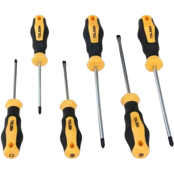 Набір викруток Tolsen Ерго 6шт, SL,PH, PZ (20014)
