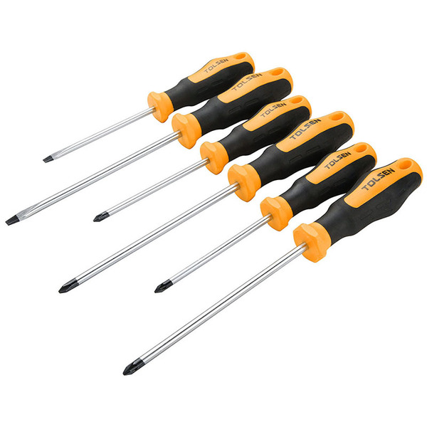 Набір викруток Tolsen Ерго 6шт, SL,PH, PZ (20014)