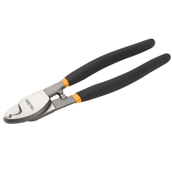 Кабелеріз Tolsen Профі 160мм для мідних та алюмінієвих кабелів до 6мм, зі сталевими лезами