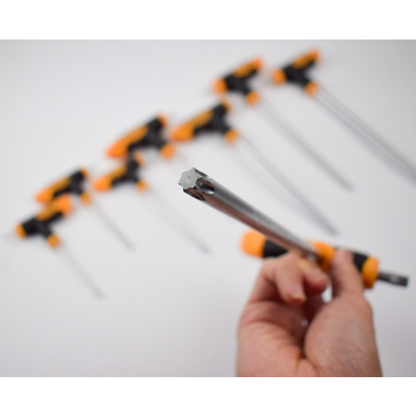 Набір викруток Tolsen 8шт, Т-подібні, Тorx 10-50, сталь CrV (20061)