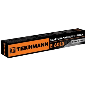 Електроди зварювальні Tekhmann E 6013 d 3мм 2.5кг
